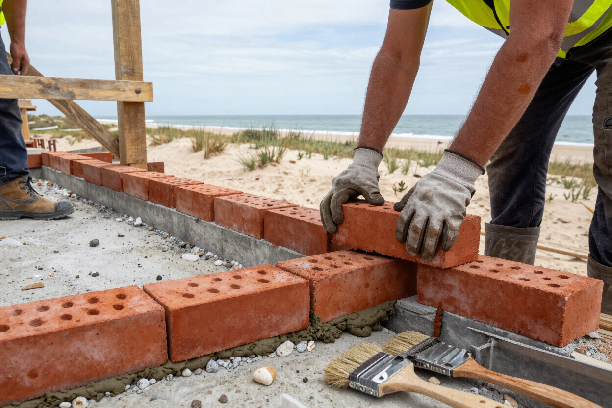Residential construction in Stilbaai