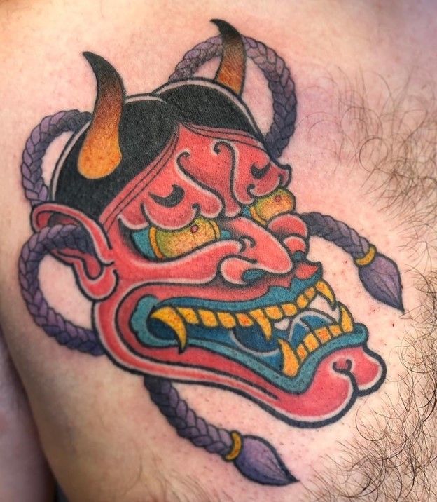 Hannya Tattoo — Olympia, WA — Lo and Behold Tattoo