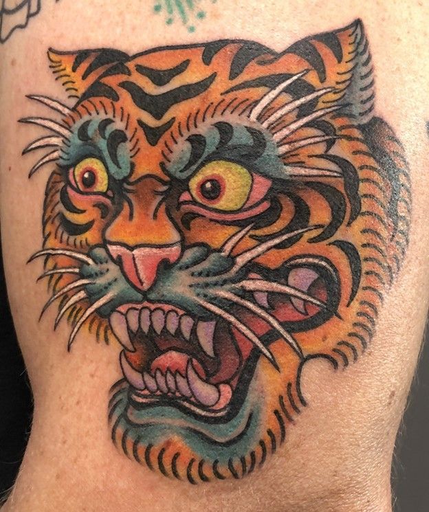 Tiger Tattoo — Olympia, WA — Lo and Behold Tattoo
