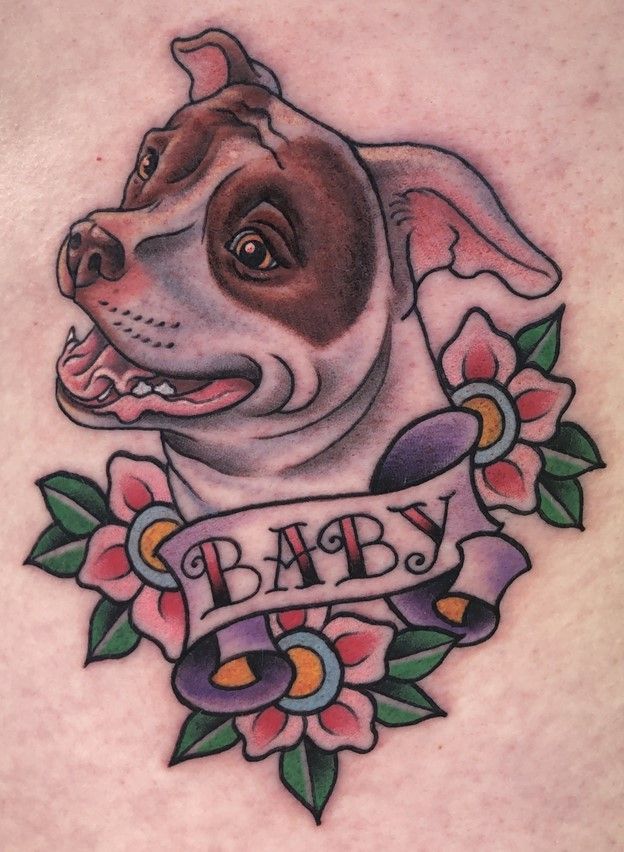 Dog Tattoo — Olympia, WA — Lo and Behold Tattoo