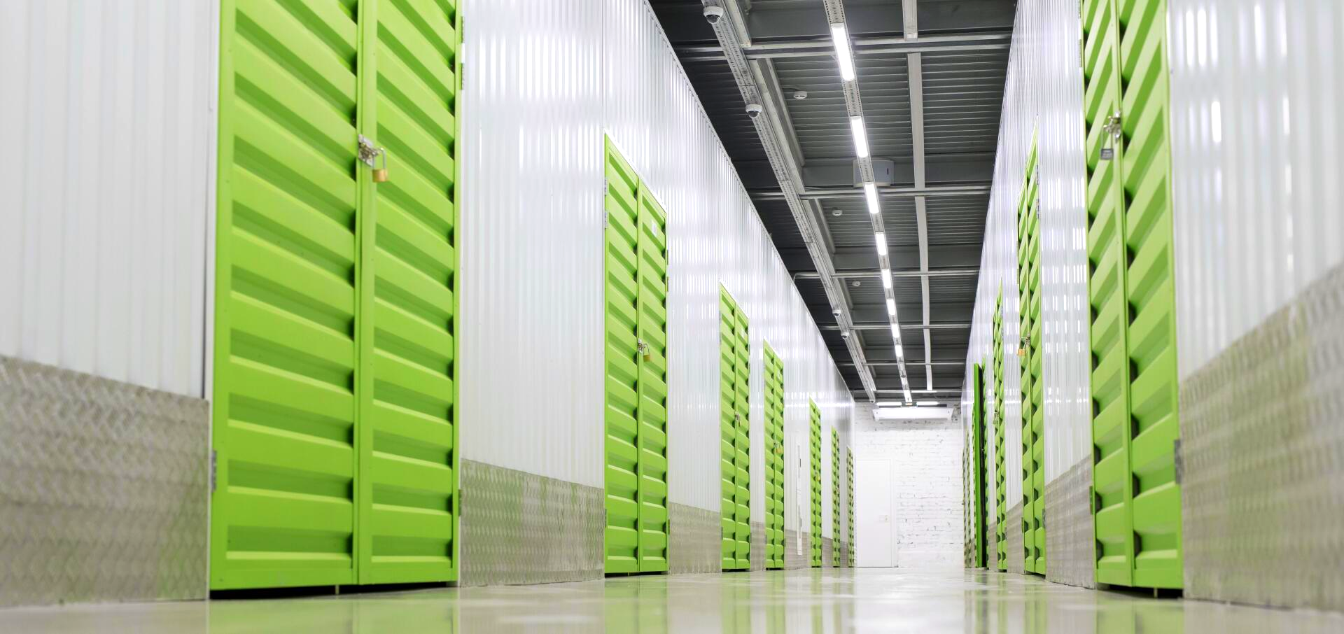 We can remove junk from your storage unit! Image of a storage facility
