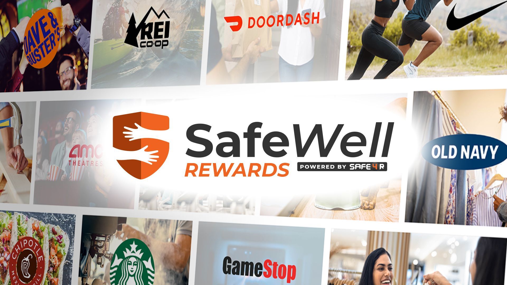 SafeWell Rewards Program with over 300 national brand merchants to choose from