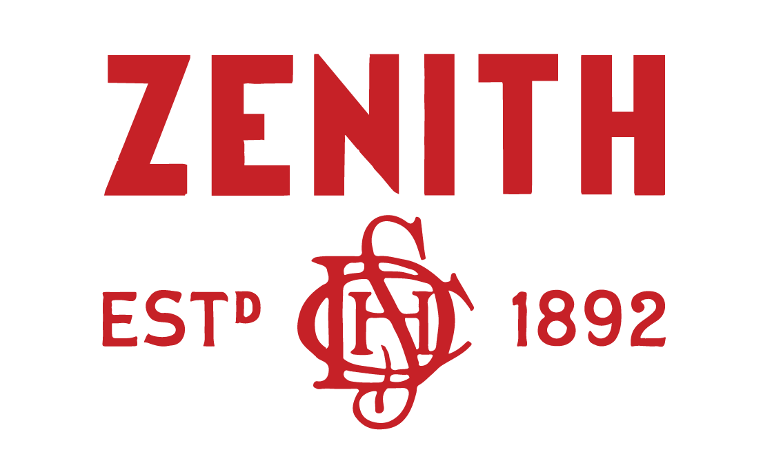 Zenith apartments red logo.