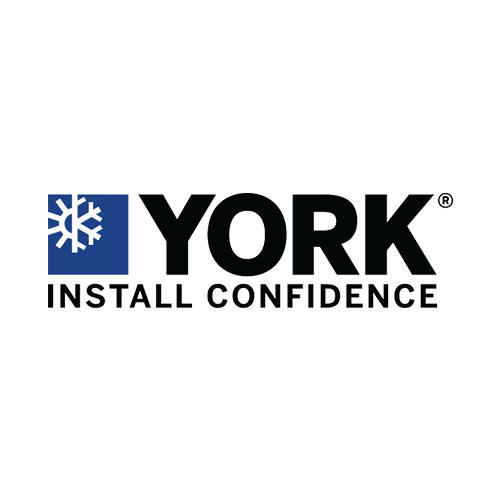 York logo with blue snowflake icon and the tagline “Install Confidence”