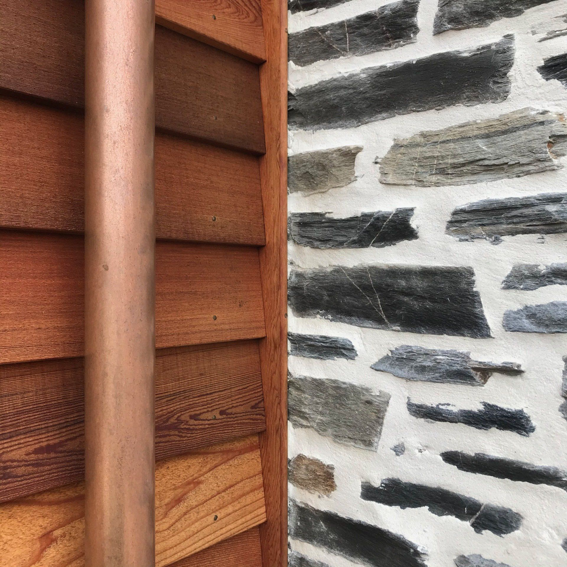 bagged schist and cedar