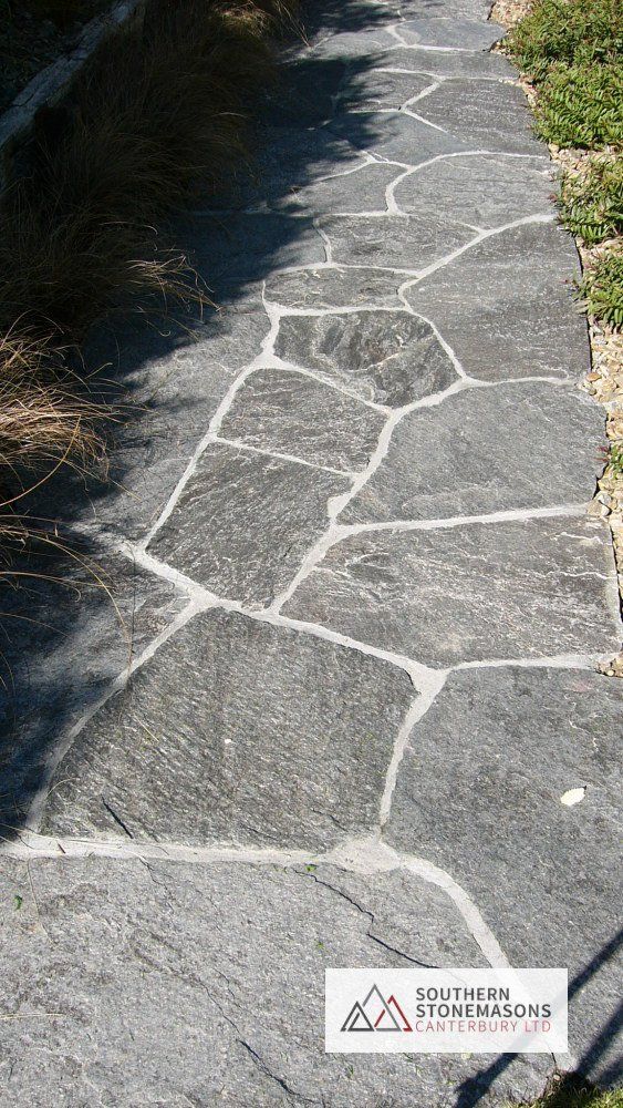 schist paving