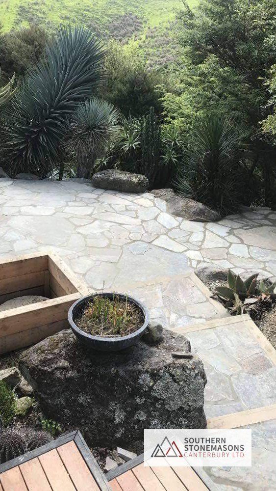garden schist pavers