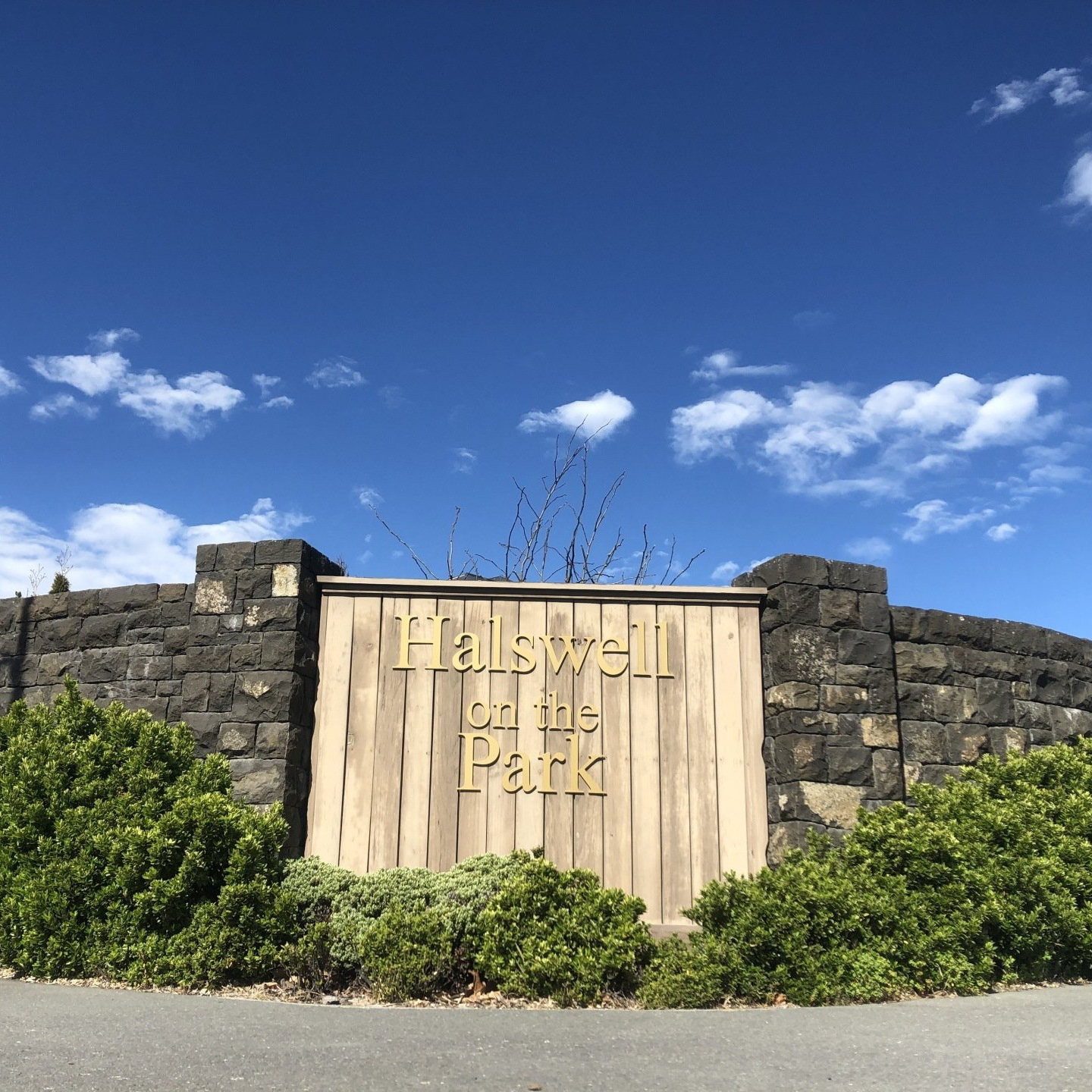 stone entrance gates
