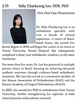 Academic orthodontic paper connected with Dr. Sally Chaekyung Lee's research, Yonsei Baro, Seoul