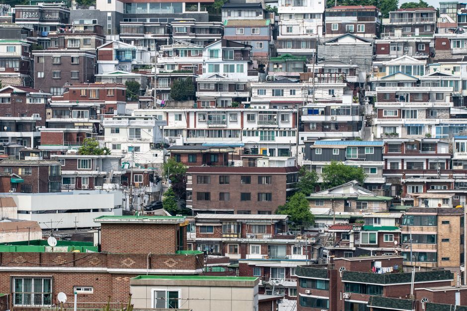 Illustrative stock photo of a residential neighbourhood in Seoul