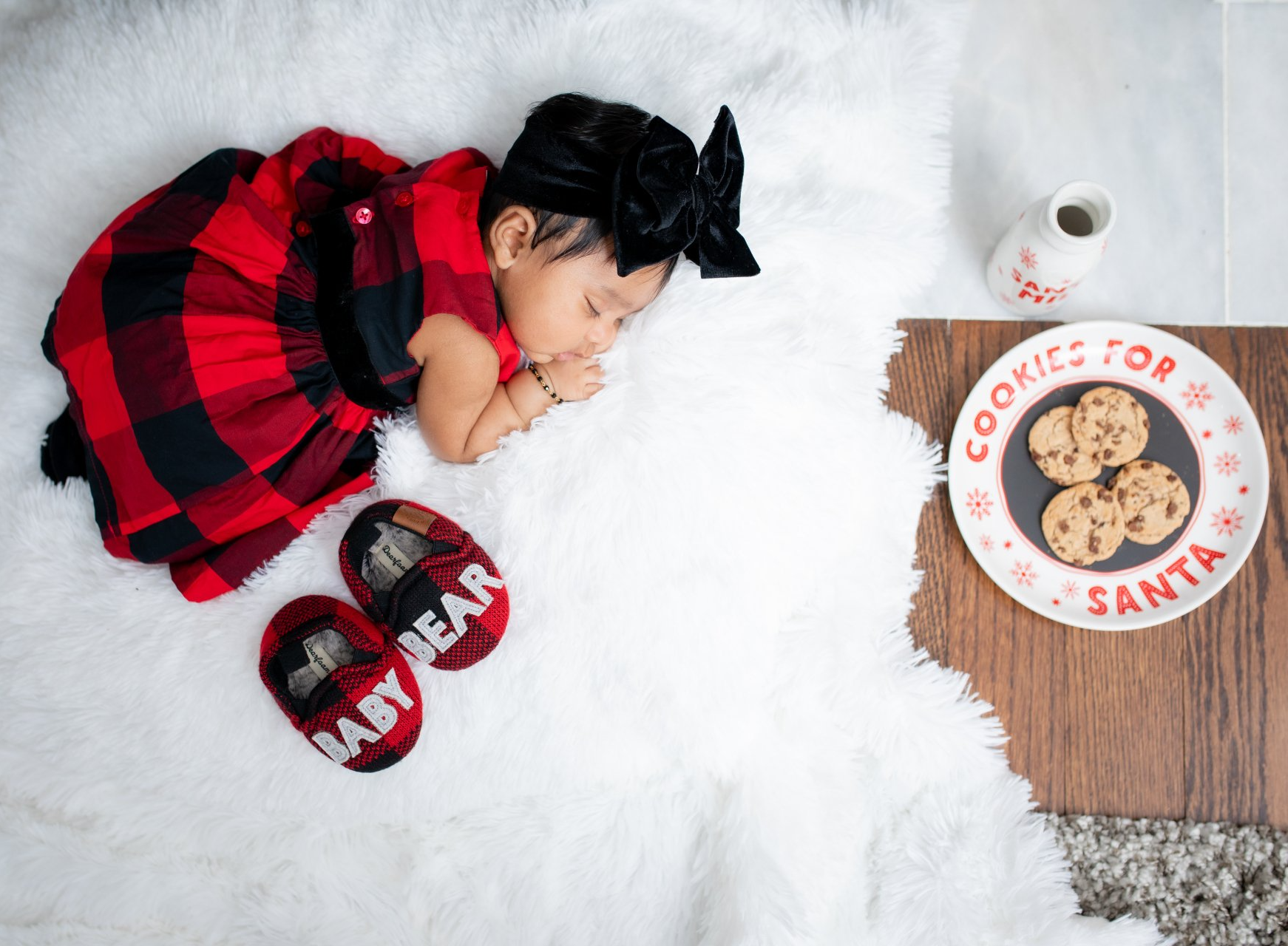 Baby Christmas Photo shoot | Cute Baby Christmas Photos NYC | Professional Family Christmas Photo 