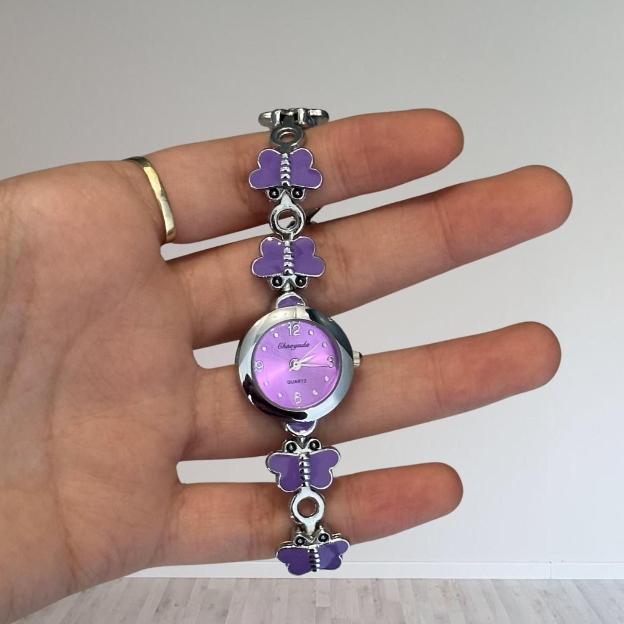 purple butterfly watch