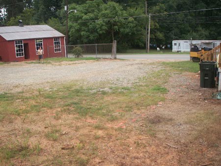 Before Parking Area Asphalt — Hillsborough, NC — Ace Asphalt