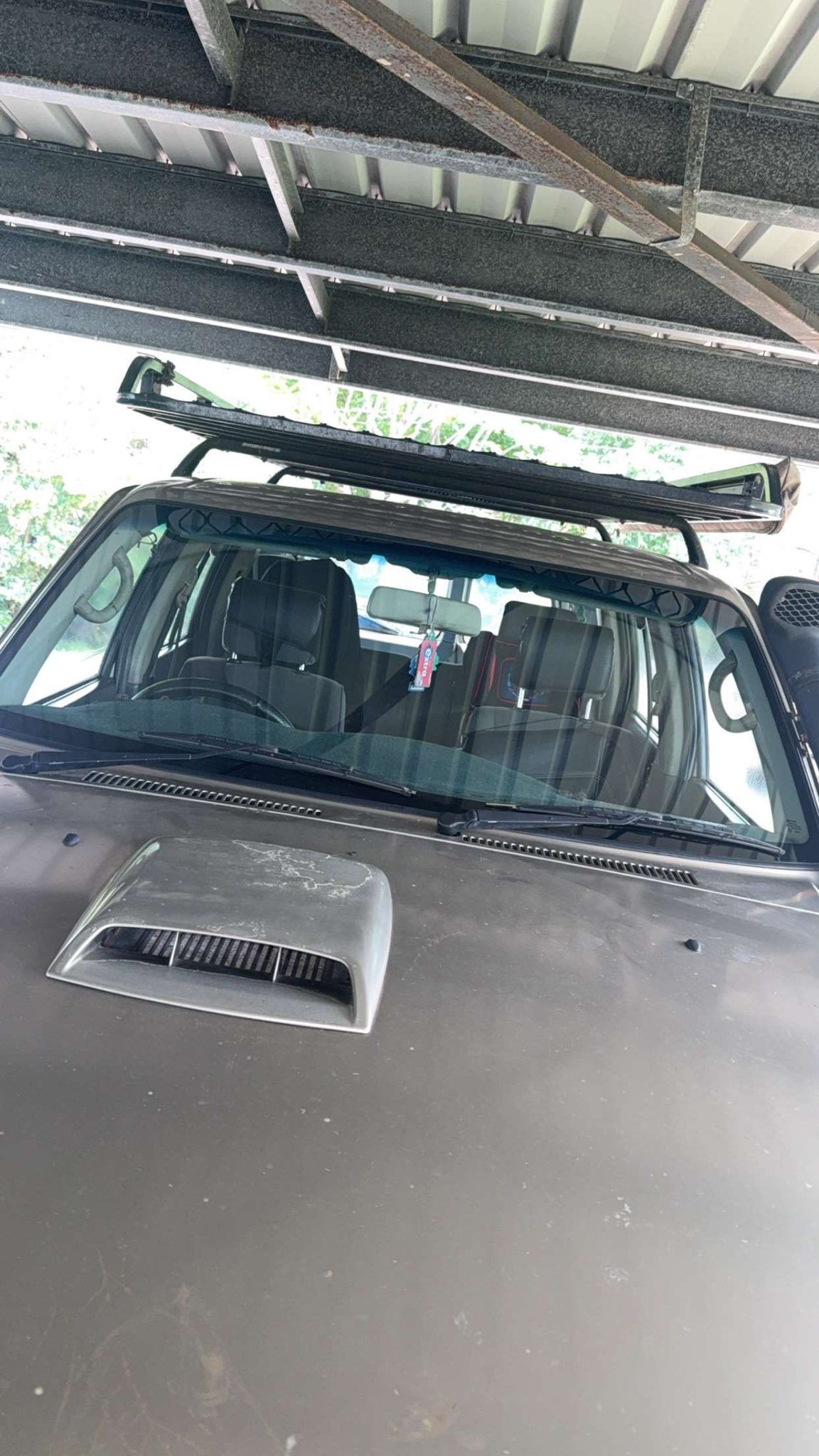 A Close-up View of the Front Hood and Windshield — Far North Windscreens in Mareeba, QLD