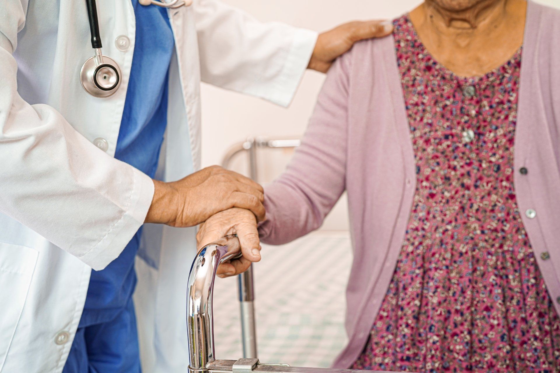 caring old people