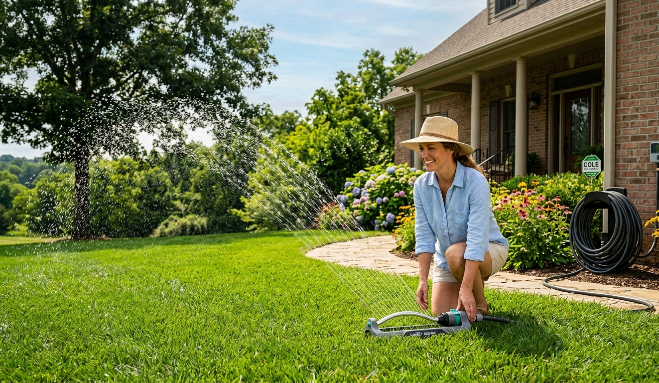 Lawn watering guide for Clarksville homeowners