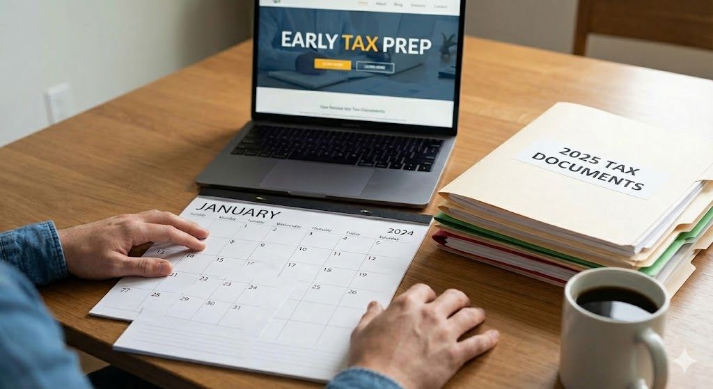 Start your tax prep early in CA