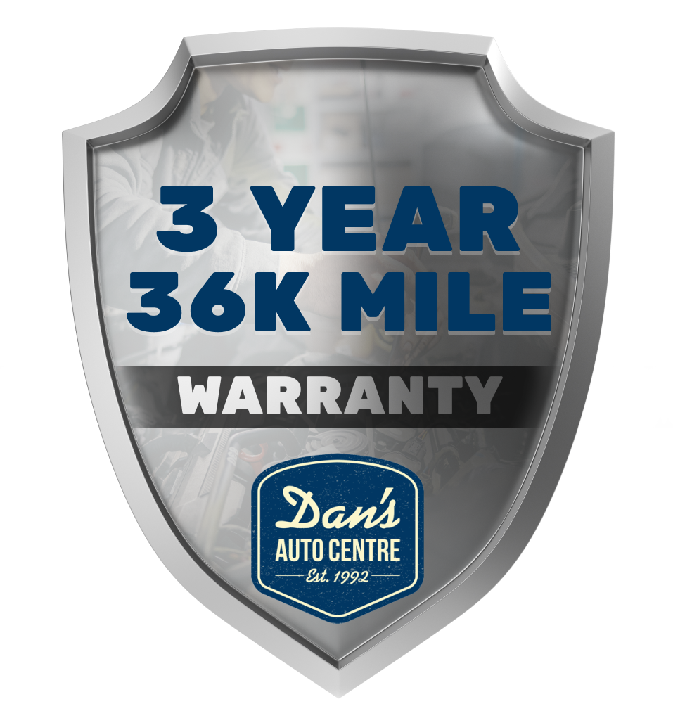 3 Year 36k Mile Warranty | Dan's Auto Centre