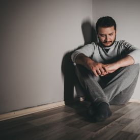 man with depression