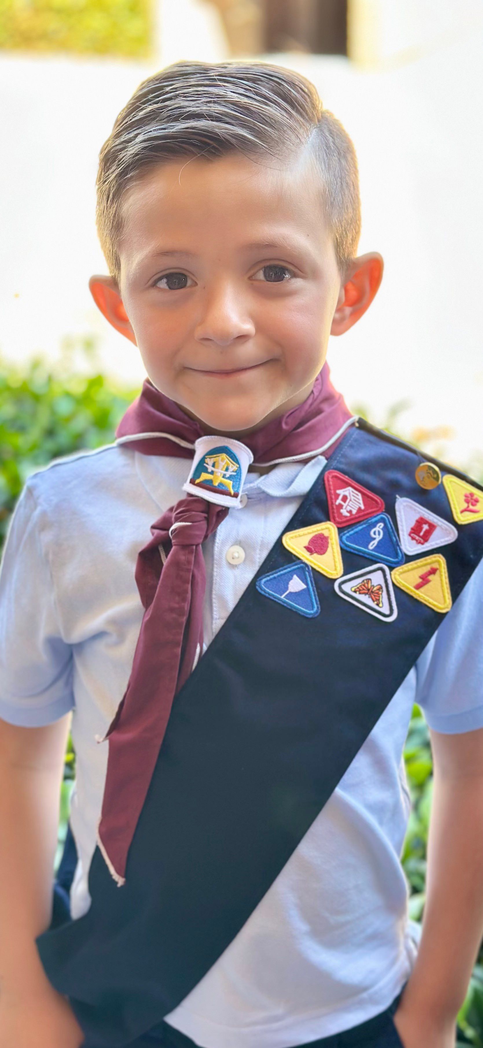 Owen in his uniform
