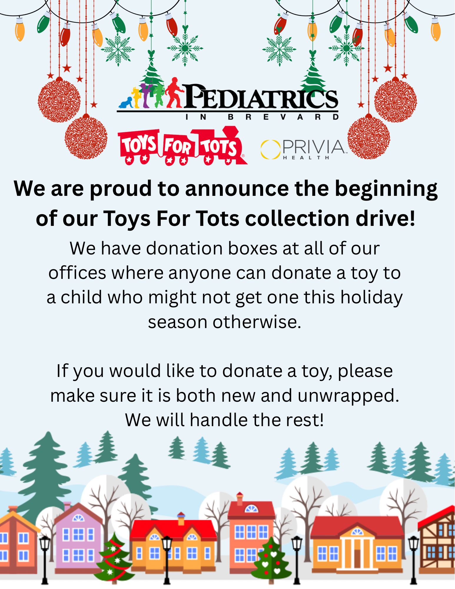 Toys for Tots Collection Drive