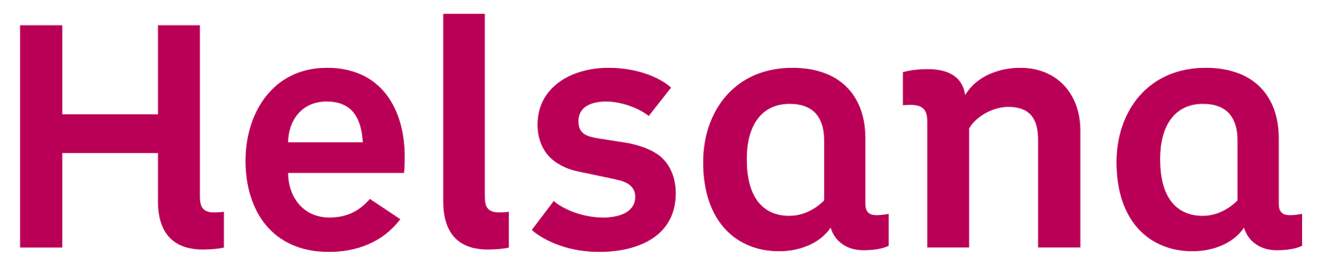 "Helsana" in dunkelrosa Schrift.