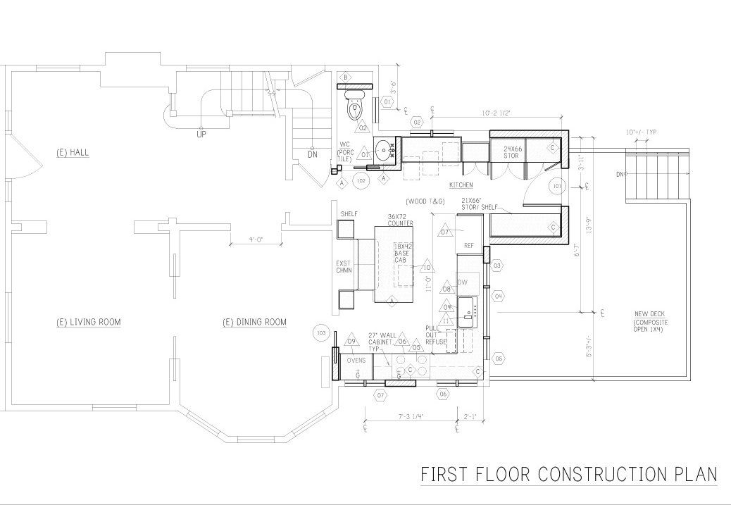 A black and white floor plan of a house.