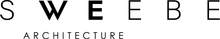 The logo for sweebe architecture is black and white on a white background.