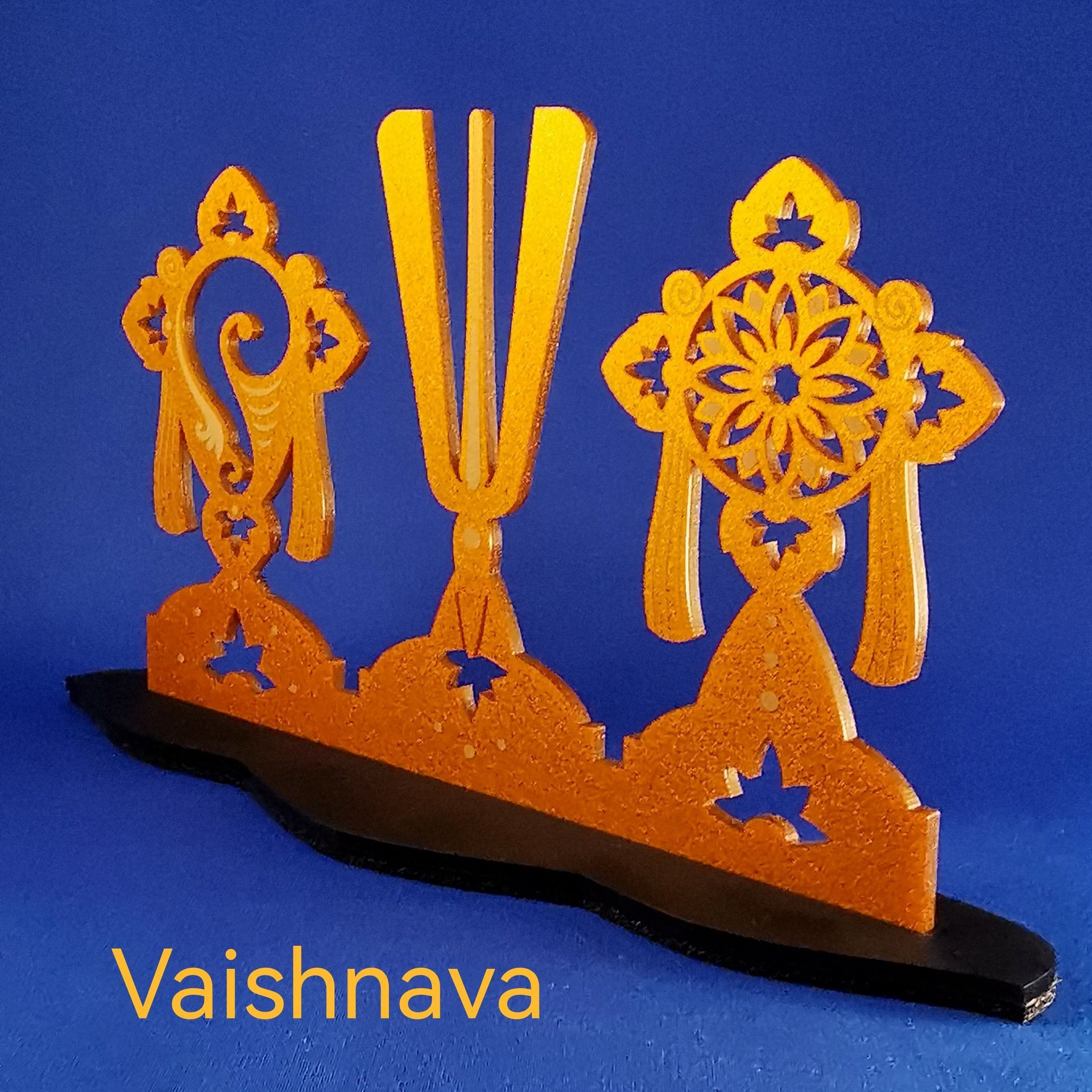 Vaishnava symbolen lasertechniek