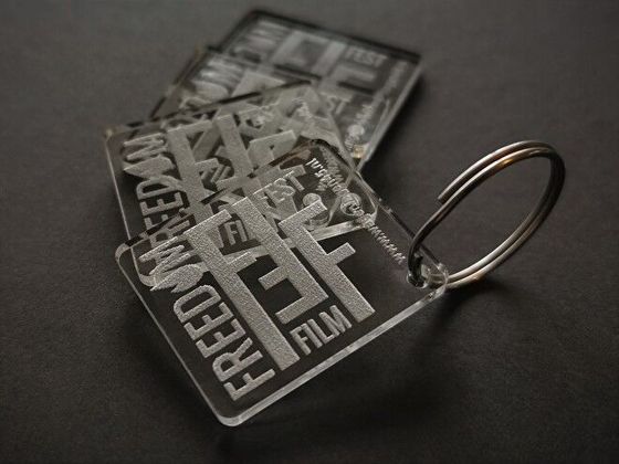 Sleutelhanger van Acrylaat