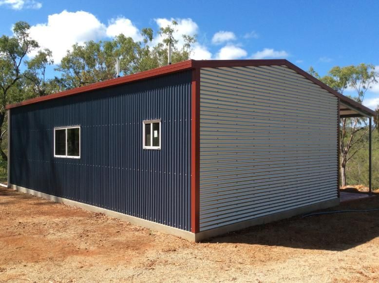 A Corrugated Metal Shed — Bridgey's Constructions in Wauchope, NSW