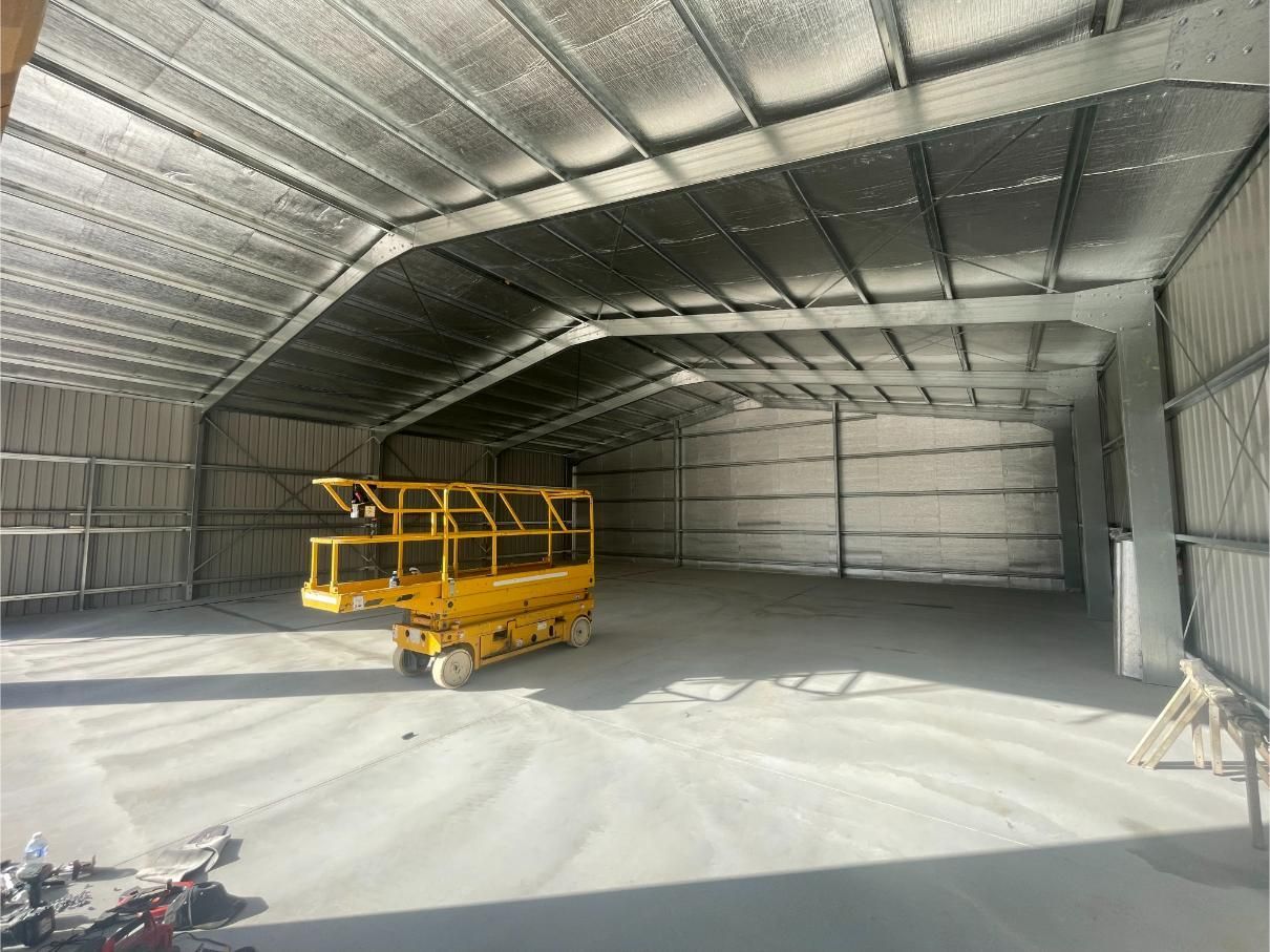 Interior View of a Large Metal Building — Bridgey's Constructions in Wallabi Point, NSW