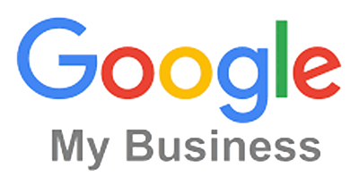 Google My Business logo with colorful Google text and 