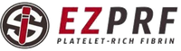EZPRF logo with red and black lettering and “Platelet-Rich Fibrin” subtitle
