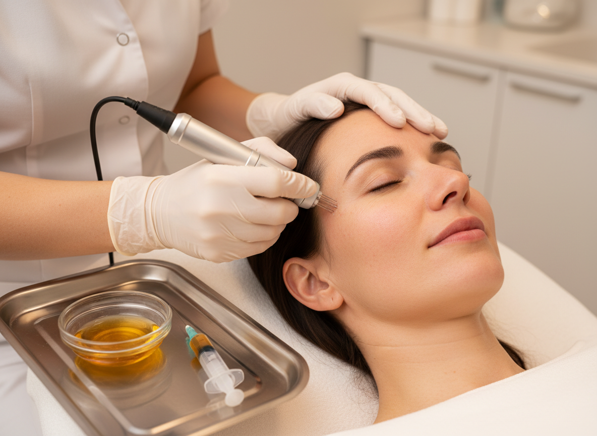 Microneedling with PRF