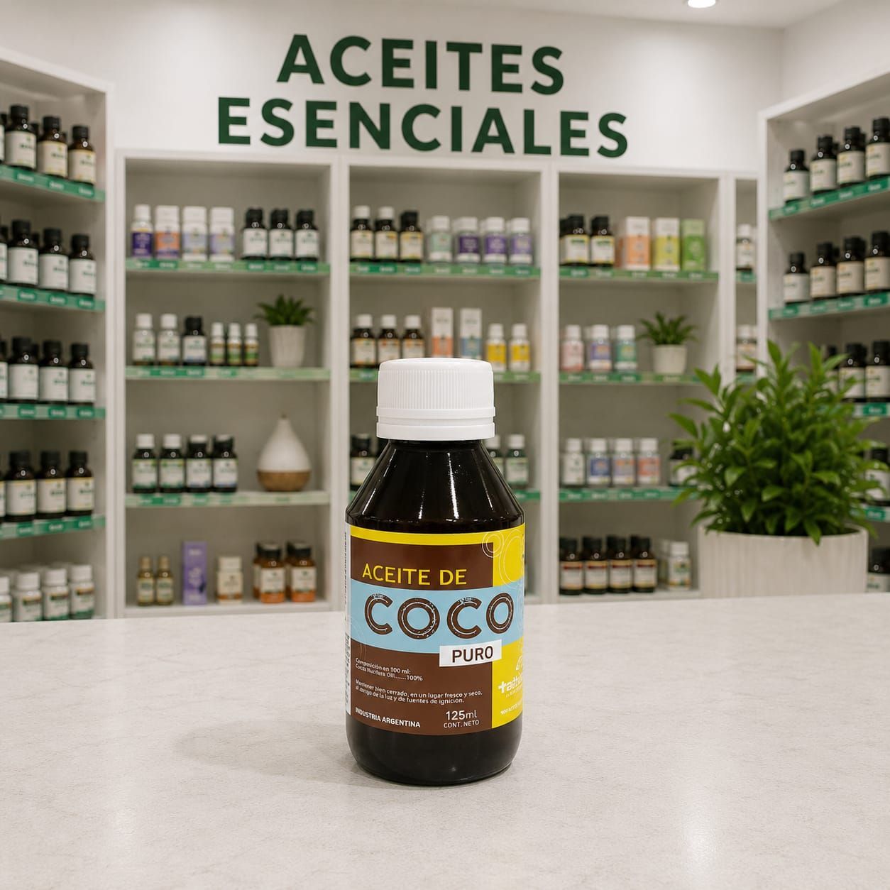 aceite de coco puro
