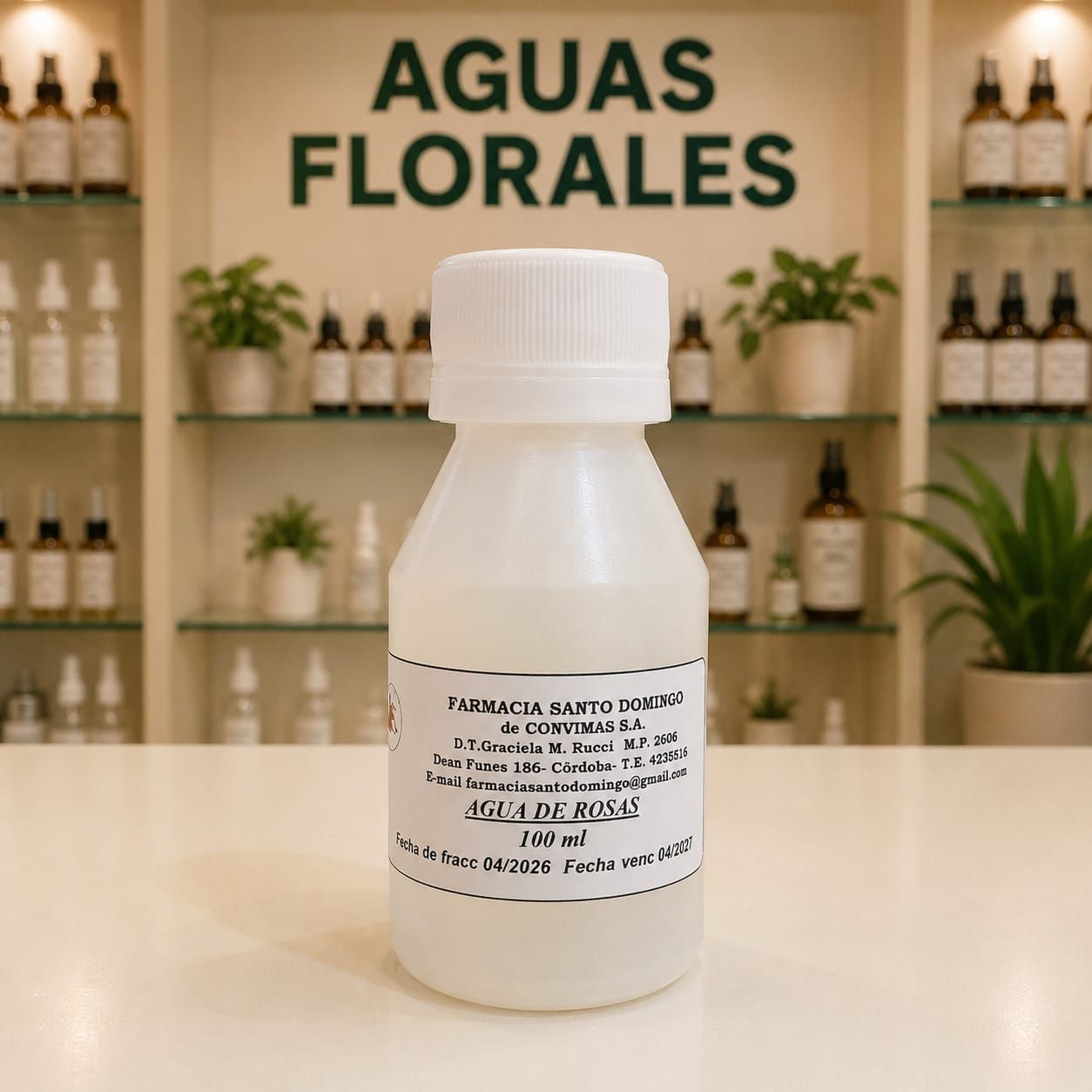 agua de rosas