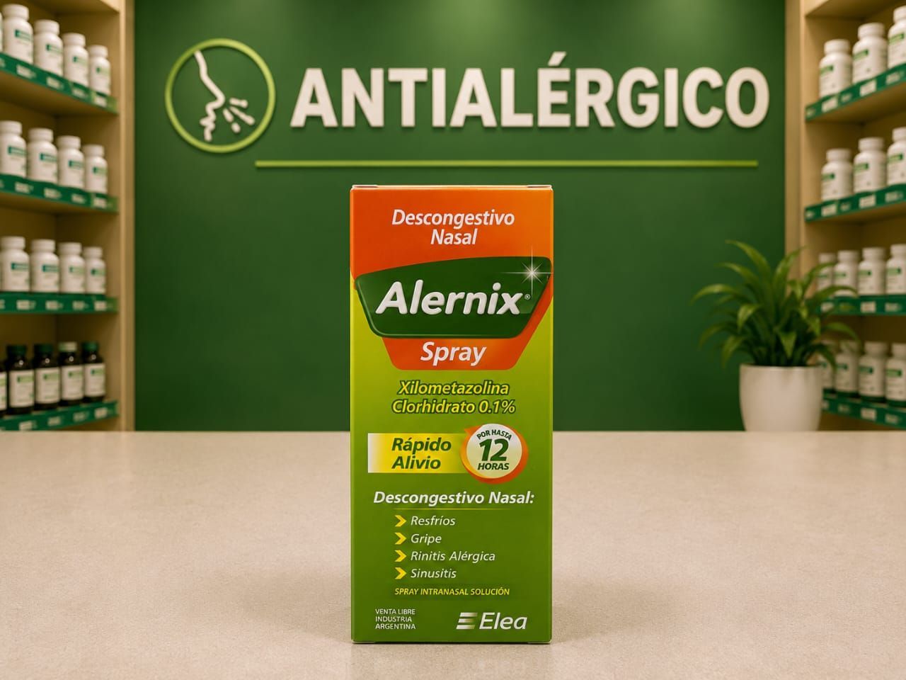 antialergico spray de accion inmediata ideal para los sintomas alergicos de la estacion