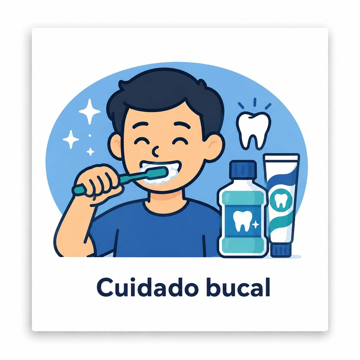 icono imagen que identifica la seccion de la tienda donde encontras los producos de cuidado bucal en general