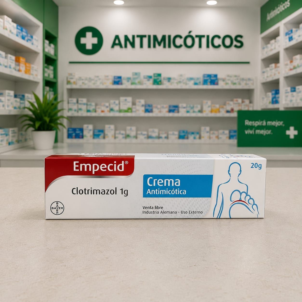 crema antimicotica clotrimazol uso externo ideal para hongos de la piel