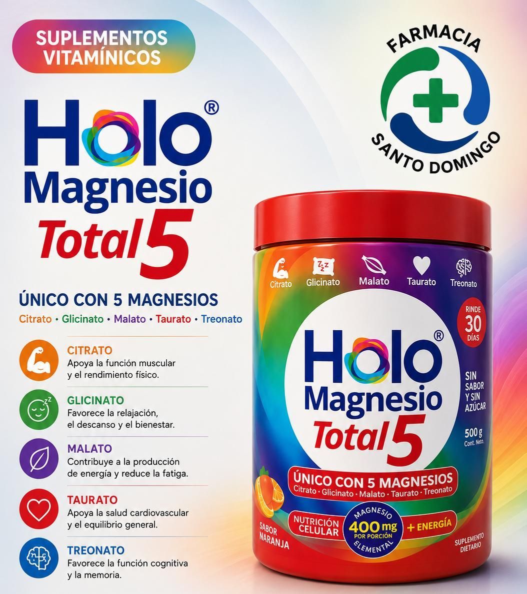 el magnesio mas completo del mercado cinco tipos de magnesio en un solo pote