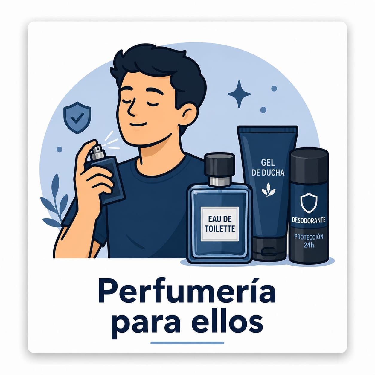 perfumes variados para varon imagen que identifica la seccion de perfumes de la tienda