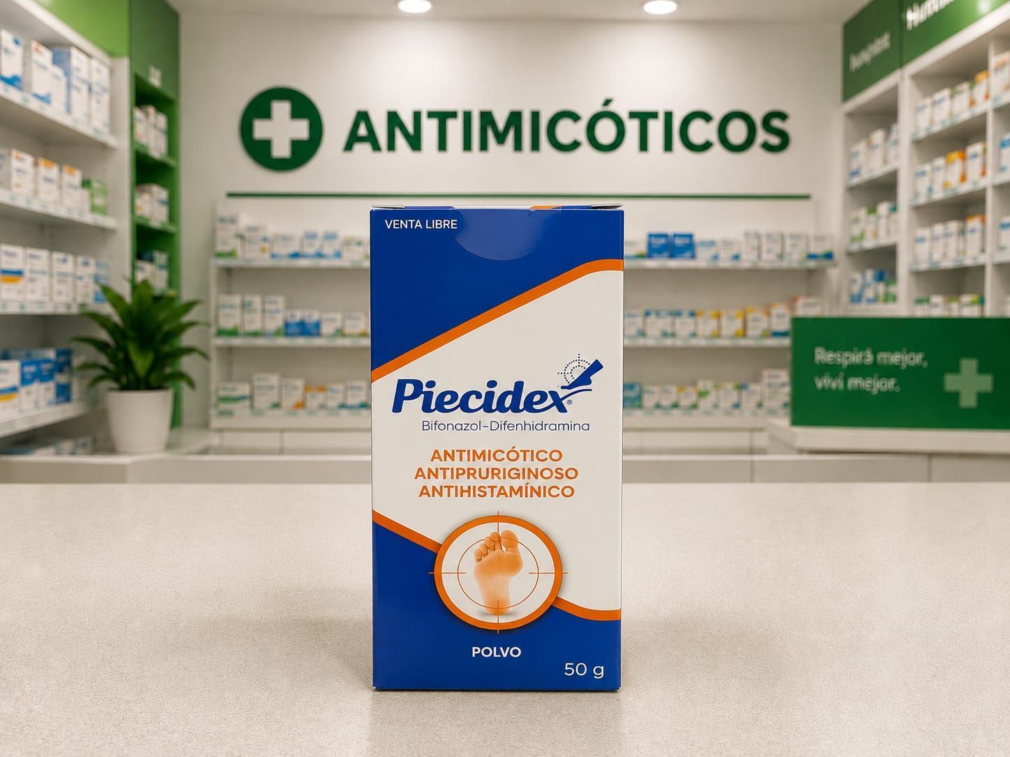 talco antimicotico piecidex efectivo pie de atleta