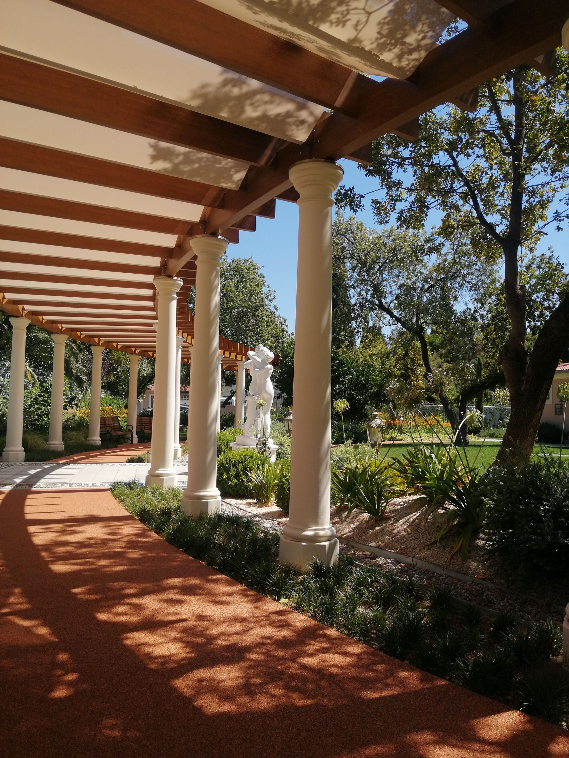 Custom pavilion and paver patio designed for a Perry Hall, Maryland backyard