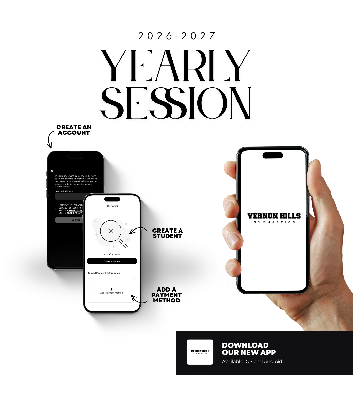 2026–2027 text above bold black “YEARLY SESSION” on a white background