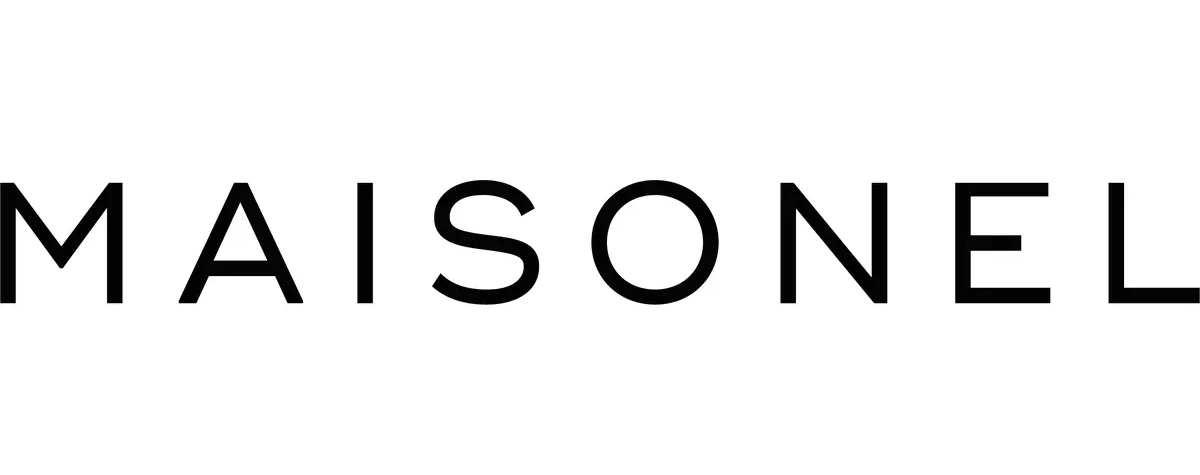 MAISONEL text logo, simple black font on a white background.