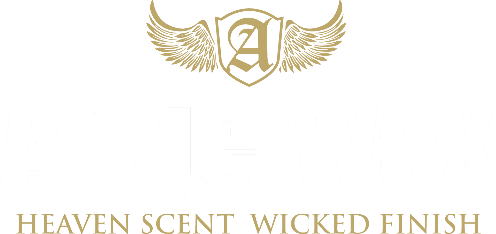 Logo with gold wings and a shield with the letter A, text reads 