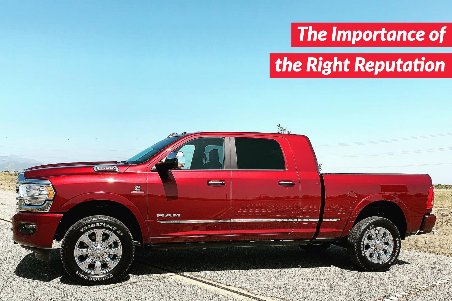 The Importance of the Right Reputation