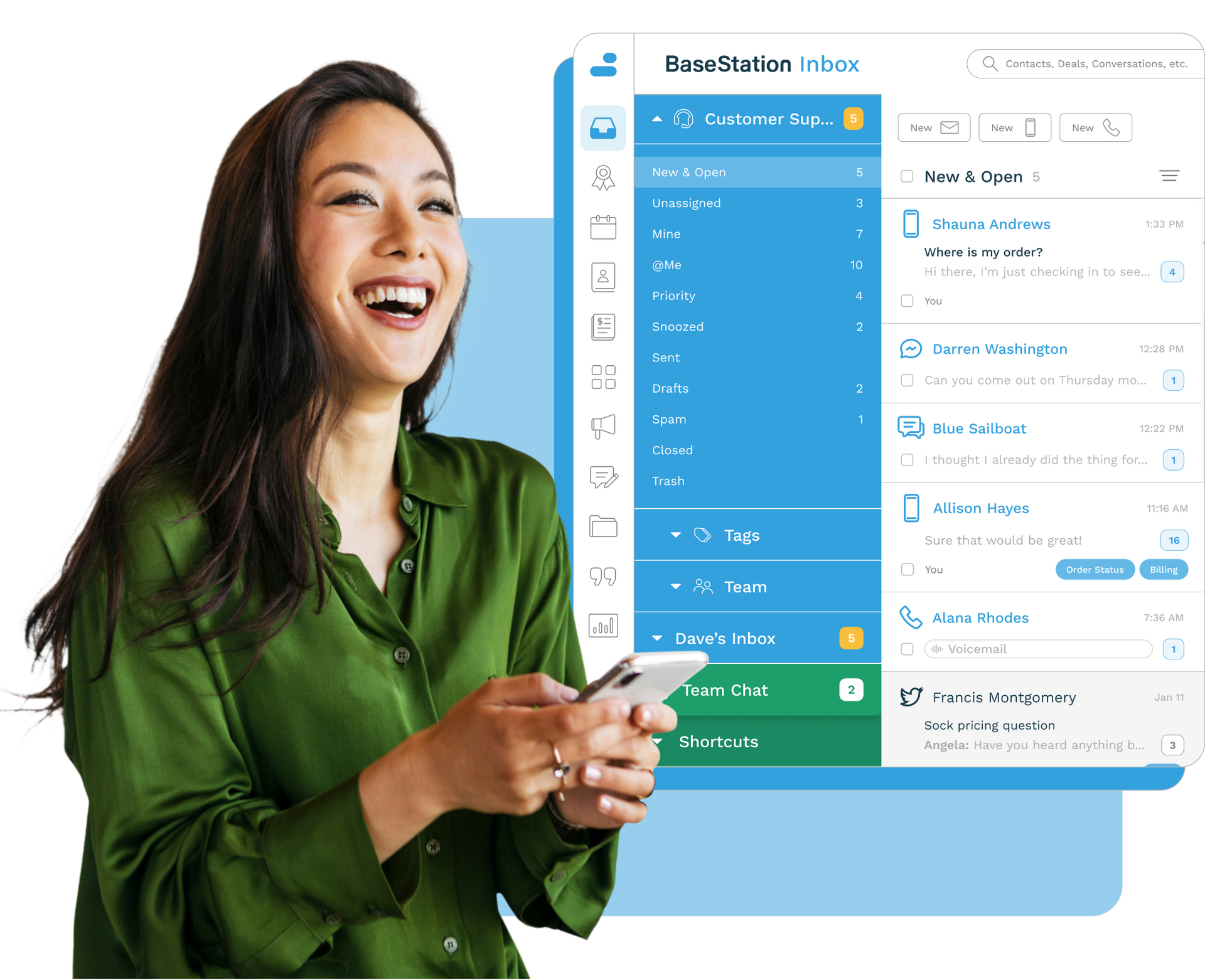 Customer support software