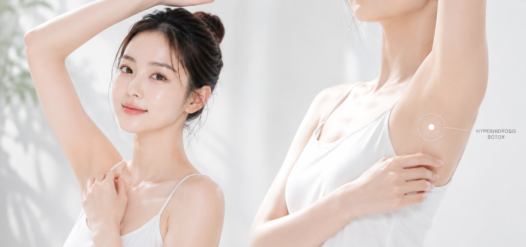 Hyperhidrosis Botox treatment at JRYN Seomyeon, Busan
